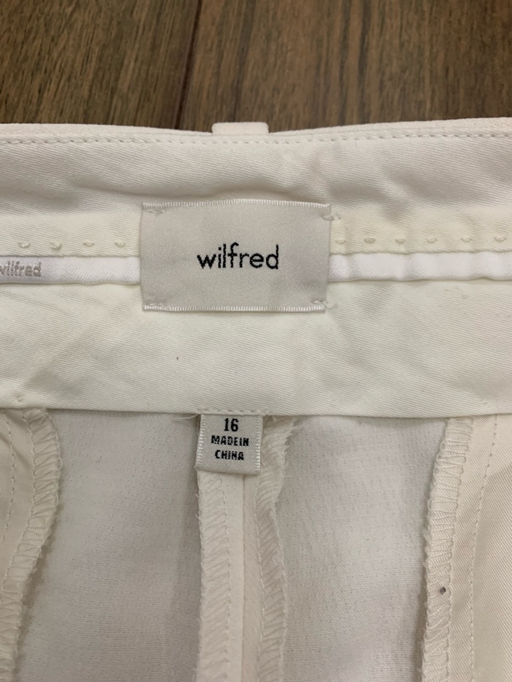 Wilfred Cream Pleated Wide-Leg Trousers - Picture 3 of 9